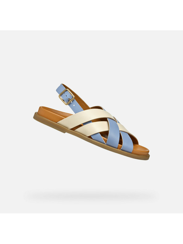 Geox Svjetloplavo modre ženske sandale Geox Adelash