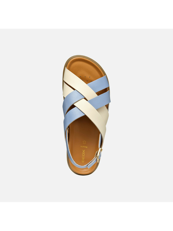 Geox Svjetloplavo modre ženske sandale Geox Adelash