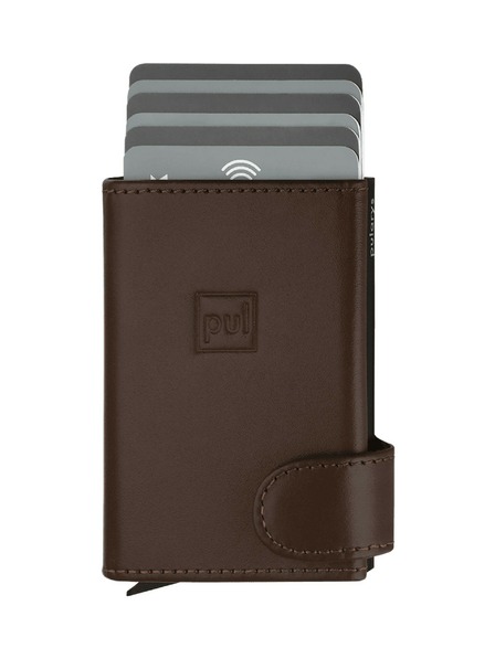 Pularys Muška kožni novčanik Pularys Solo smeđi