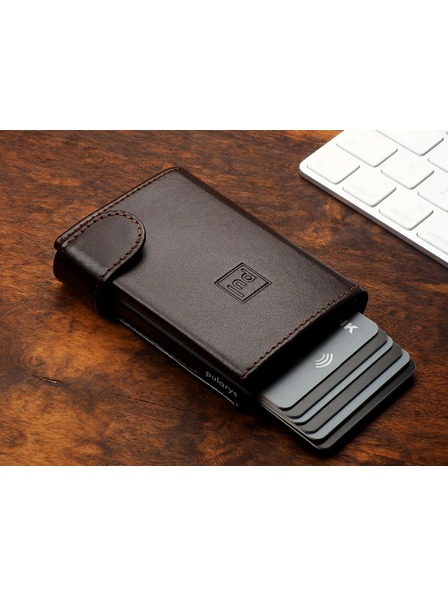 Pularys Muška kožni novčanik Pularys Solo smeđi