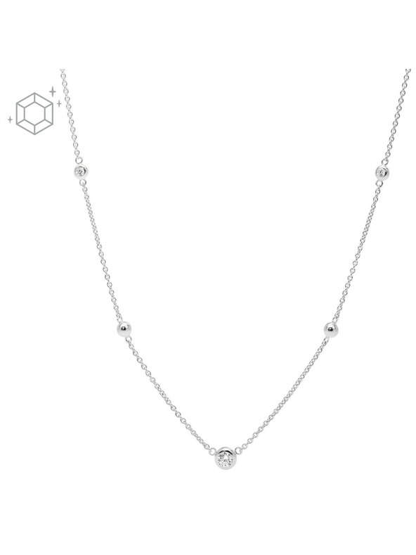 Fossil Ženski srebrni ogrlica Fossil JFS00453040