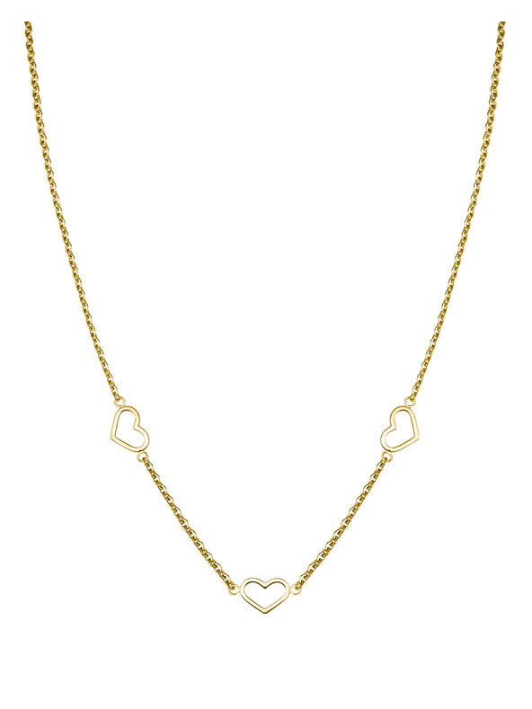 Rosefield Rosefield zlatni ogrlica Triple Heart JNTHG-J535