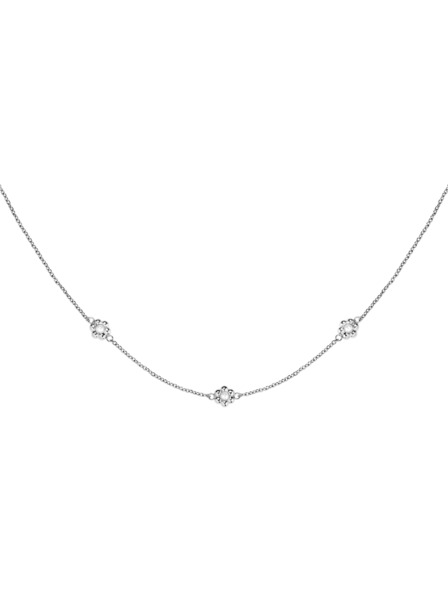 Rosefield Rosefield ogrlica srebrne boje Daisy Flower JNDFS-J673