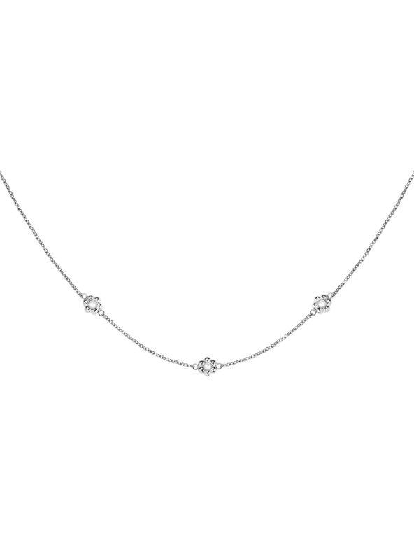 Rosefield Rosefield ogrlica srebrne boje Daisy Flower JNDFS-J673