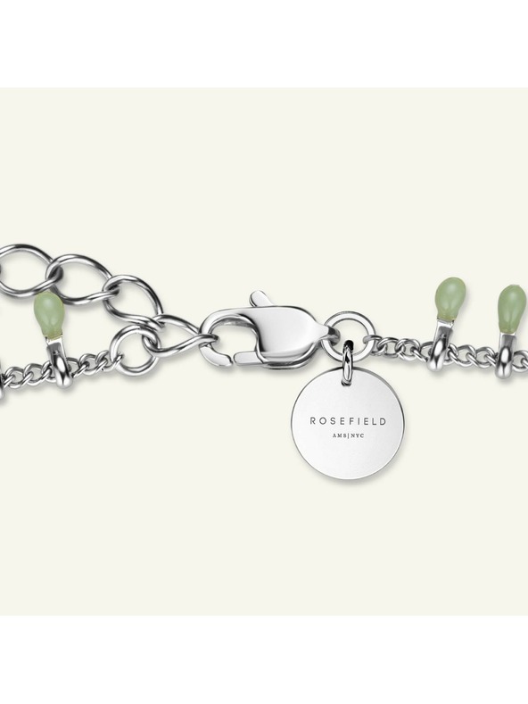 Rosefield Rosefield ogrlica srebrne boje Drop Chain JNDCS-J681