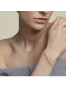 Rosefield Rosefield ogrlica srebrne boje Drop Chain JNDCS-J681