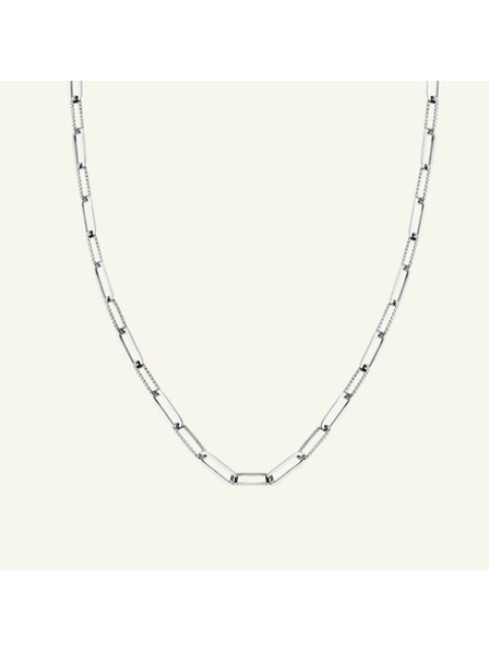 Rosefield Rosefield ogrlica srebrne boje Hammered Chain JNHCS-J629