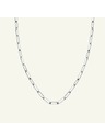 Rosefield Rosefield ogrlica srebrne boje Hammered Chain JNHCS-J629