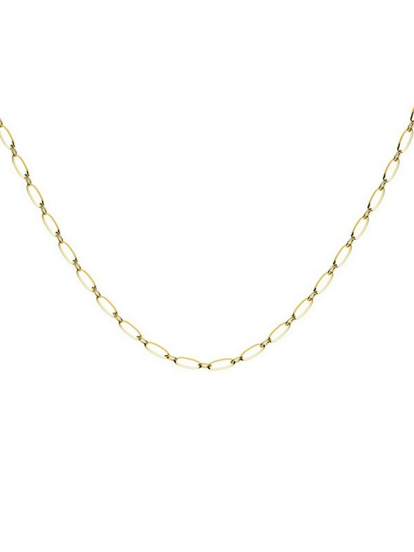 Rosefield Rosefield ogrlica zlatne boje Oval JNOLG-J543