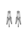 Rosefield Rosefield naušnice srebrne boje Triple Hoops JETHS-J574