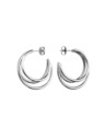 Rosefield Rosefield naušnice srebrne boje Triple Hoops JETHS-J574