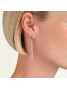 Rosefield Pozlaćene ženske naušnice Rosefield JETCS-J922