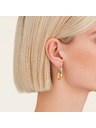 Rosefield Rosefield pozlaćene i rodijane ženske naušnice JECCD-J1049