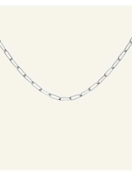 Rosefield Rosefield ogrlica srebrne boje Rectangle Chain JNRCS-J565