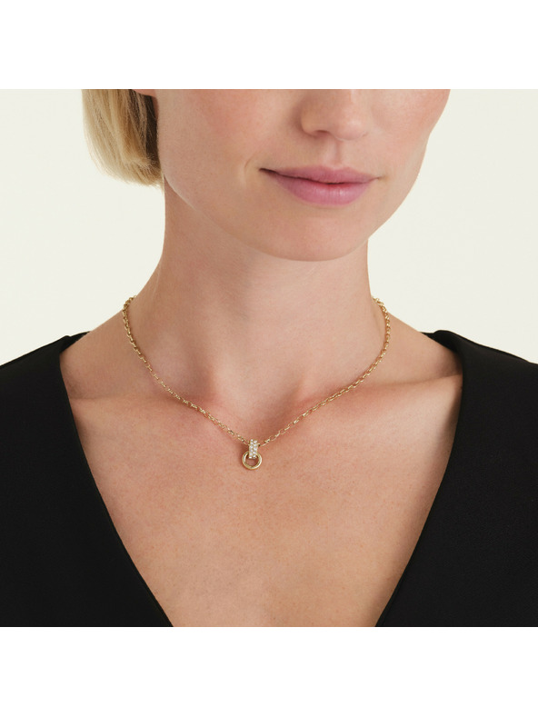 Rosefield Pozlaćeni ženski ogrlica Rosefield JNBSG-J898