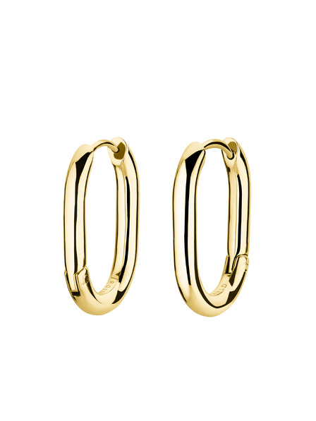Rosefield Rosefield naušnice zlatne boje Small Oval Hoops JEOSG-J569