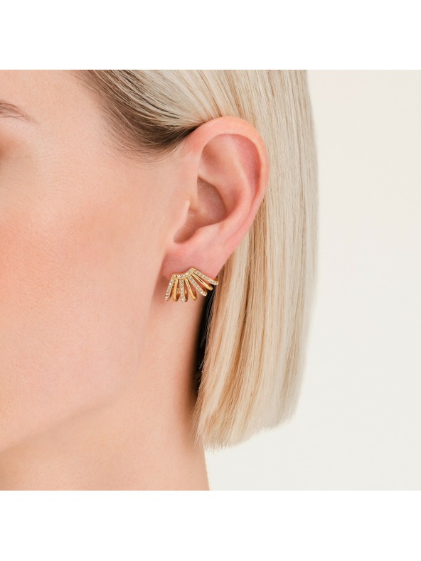 Rosefield Rosefield ženske naušnice pozlaćene JECCG-J1029