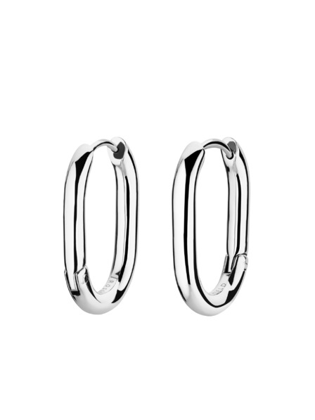 Rosefield Rosefield naušnice srebrne boje Small Oval Hoops JEOSS-J570