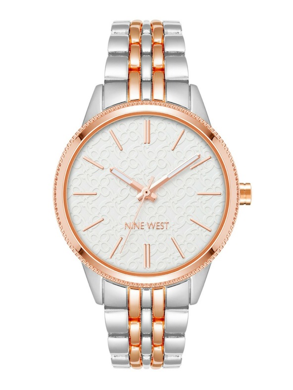 Nine West	 Ženski okrugli satovi Nine West NW/2897SVRT