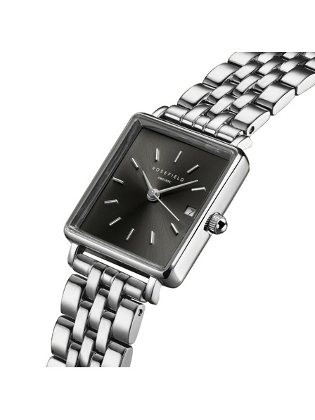 Rosefield Ženski satovi Rosefield Boxy XS Grey BGSSS-Q051