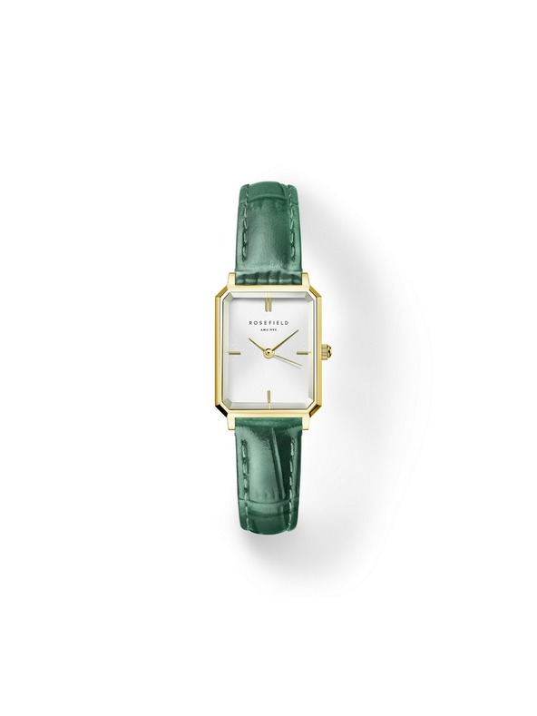 Rosefield Ženski sat Rosefield Octagon XS Emerald Leather OWGLG-O86