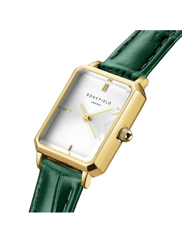 Rosefield Ženski sat Rosefield Octagon XS Emerald Leather OWGLG-O86