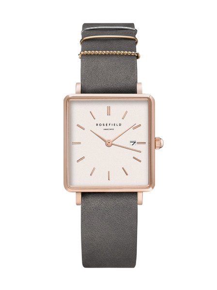 Rosefield Rosefield sat QWGR-Q12 The Boxy White Elephant Grey Rosegold