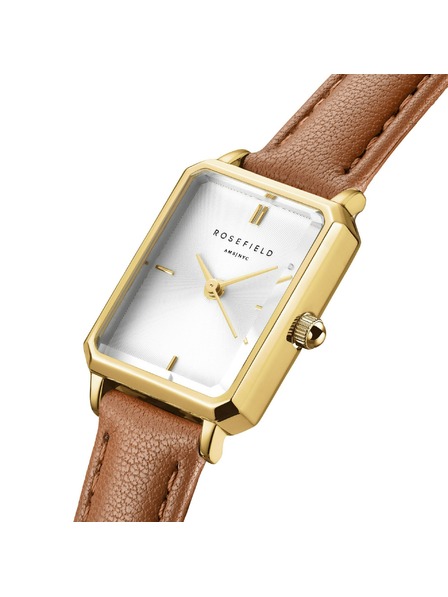 Rosefield Ženski sat Rosefield Octagon XS Camel Leather OWBLG-O85