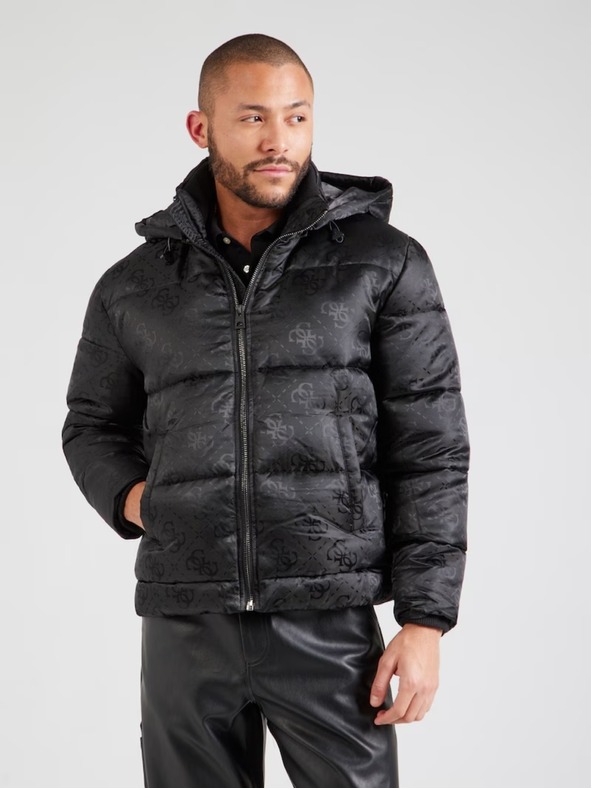 Guess Jeans Muška crna jakna Guess jeans