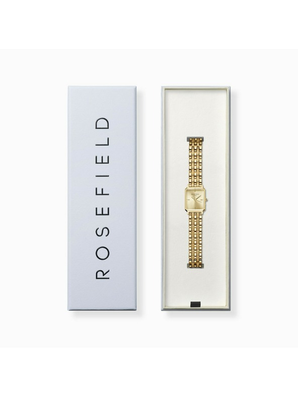 Rosefield Ženske satovi Rosefield Octagon XS Champagne OCGSG-O82