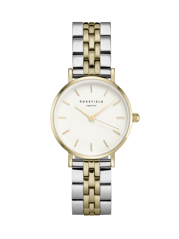 Rosefield Rosefield ručni sat 26SGD-269 The Small Edit White Steel Silver Gold Duo