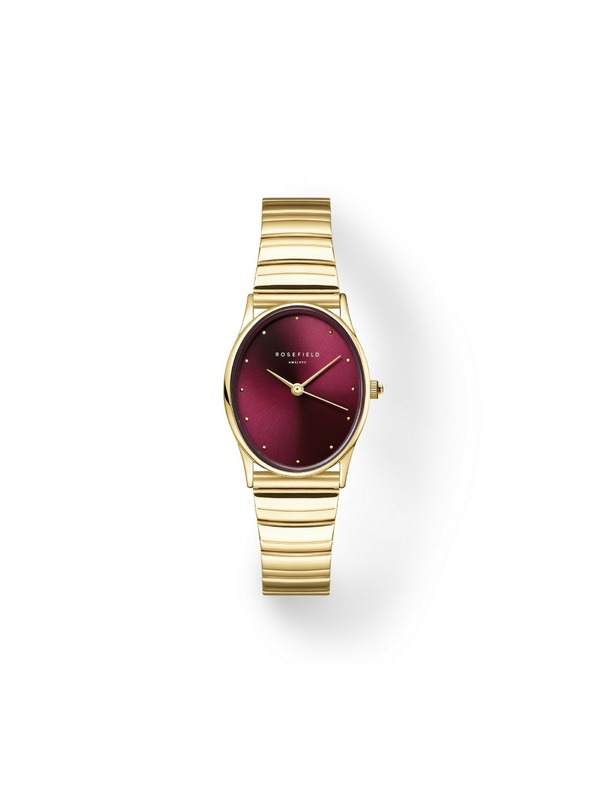 Rosefield Ženske ručne Rosefield Oval Burgundy OVGSG-OV15