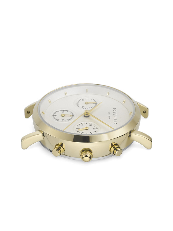 Rosefield Rosefield ručni sat NWG-N90 The Gabby White Gold