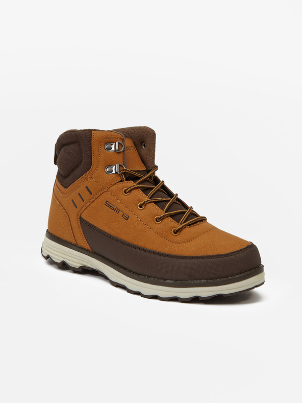 Sam 73 Smeđe muške izolirane gležnjače SAM 73 Eitri