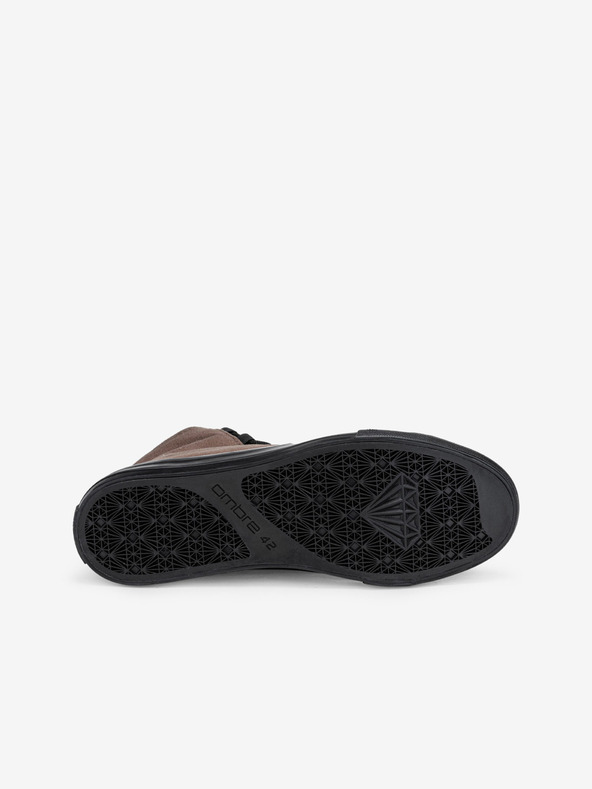 Ombre Clothing Crno-smeđe muške tenisice cipele Ombre Clothing T378