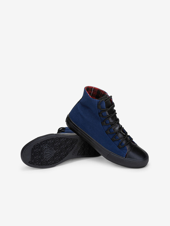 Ombre Clothing Crno-plave muške tenisice cipele Ombre Clothing T378