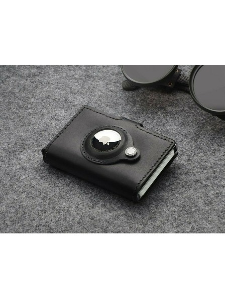 Pularys Muški koženi novčanik Pularys Easy Wallet crni