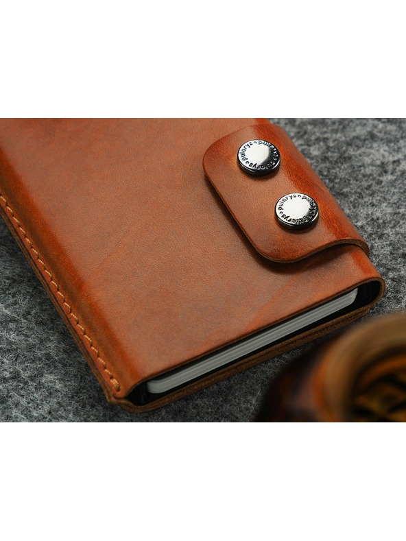 Pularys Muška kožneni novčanik Pularys Funky svijetlo smeđi