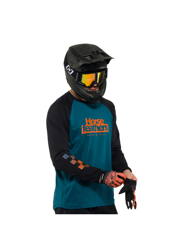 Horsefeathers Biciklistička majica Spike tirkizna HORSEFEATHERS