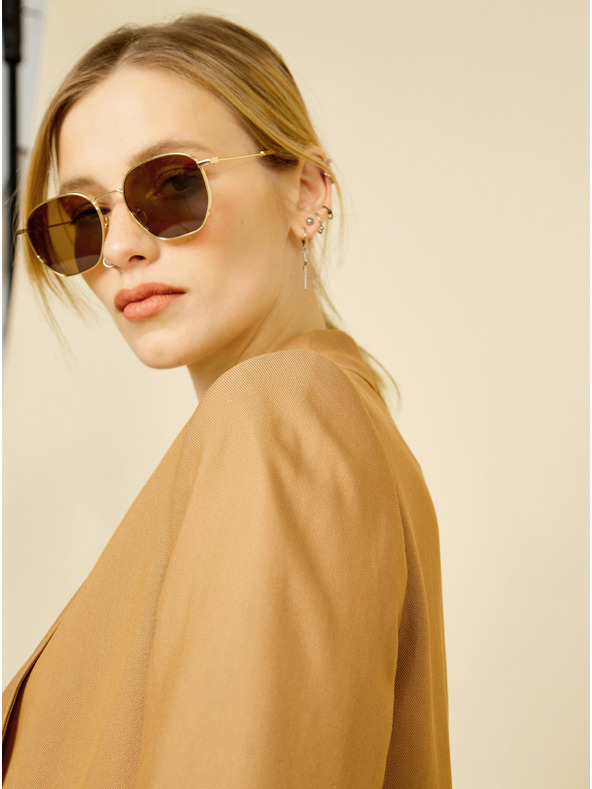 ZOOT.lab Svijetlo smeđi ženski pulover ZOOT.lab Adelaide