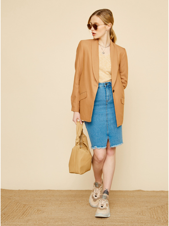 ZOOT.lab Svijetlo smeđi ženski pulover ZOOT.lab Adelaide