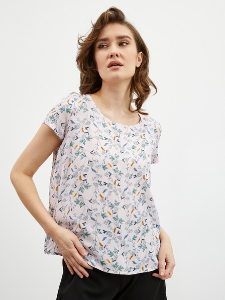 ZOOT.lab Svijetlo ružičasta cvjetna bluza ZOOT.lab Berenika