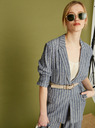 ZOOT.lab Sivo-plava ženska prugasta jakna ZOOT.lab Ursala