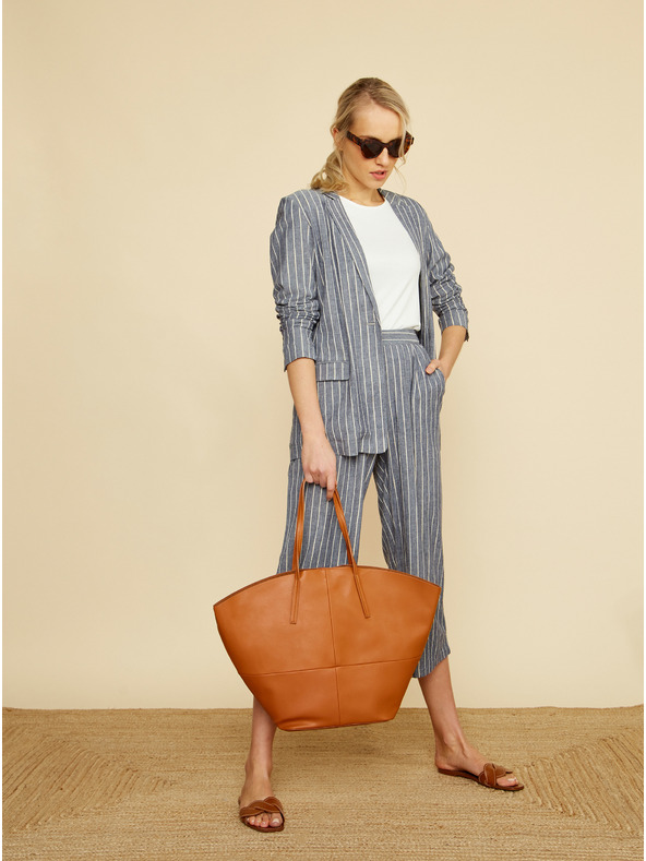 ZOOT.lab Sivo-plava ženska prugasta jakna ZOOT.lab Ursala