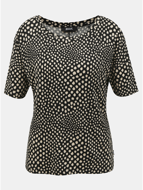 ZOOT.lab Bež-crna ženska majica s uzorkom ZOOT.lab Normandie