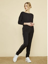ZOOT.lab Crne ženske hlače s prugom ZOOT Baseline Xenia