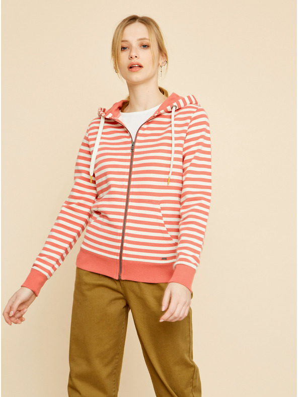 ZOOT.lab Bijelo-crvena ženska majica na pruge ZOOT.lab Marilyn