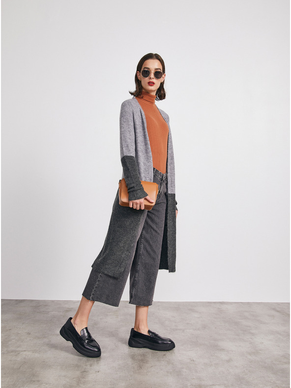 ZOOT.lab Sivi ženski dugi kardigan METROOPOLIS by ZOOT.lab Floella