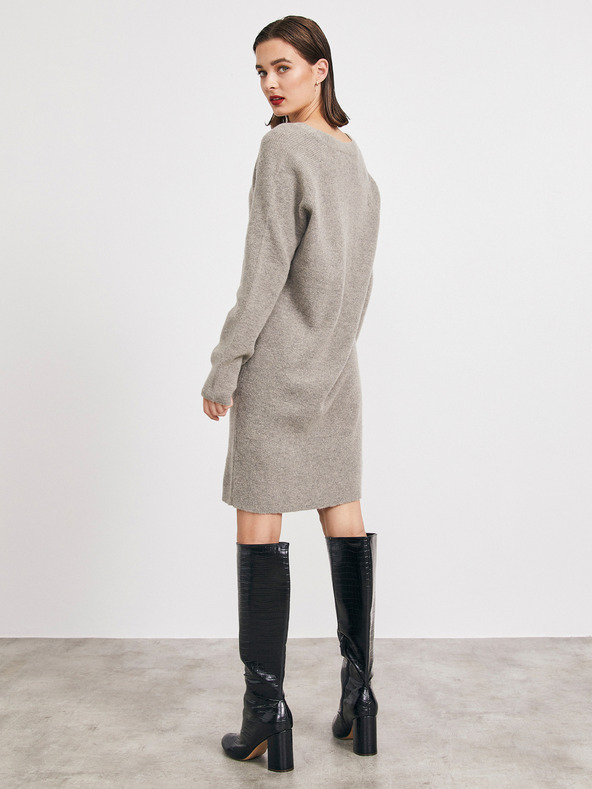 ZOOT.lab Siva džemper haljina s mješavinom vune METROOPOLIS by ZOOT.lab Ofilia