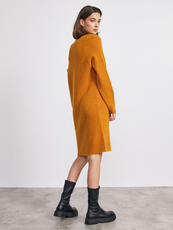 ZOOT.lab Smeđa džemper haljina s mješavinom vune METROOPOLIS by ZOOT.lab Ofilia